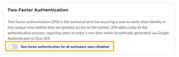 Enterprise Management - Teams, users, login - How to Add 2FA for admins 3