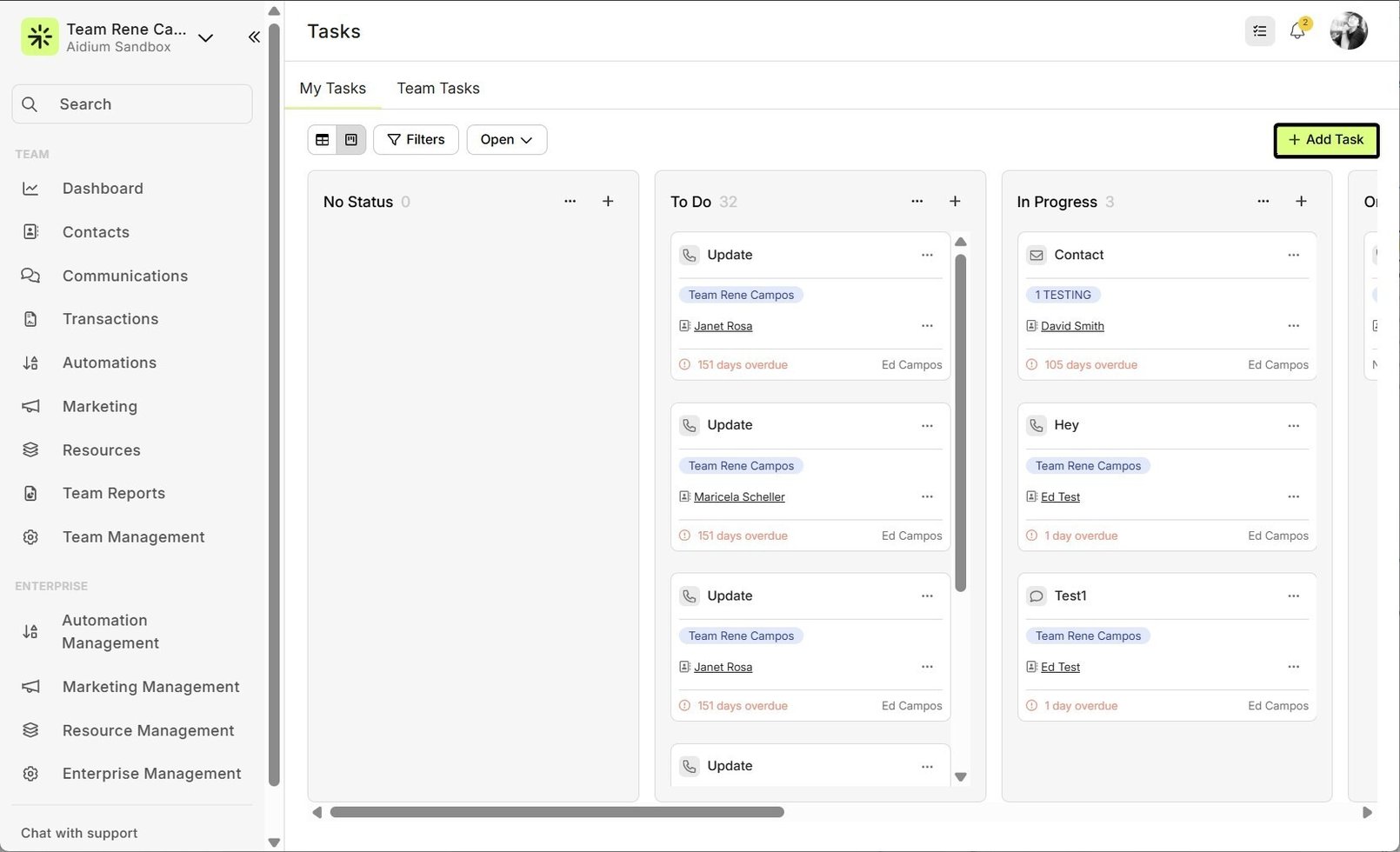 Create New Task