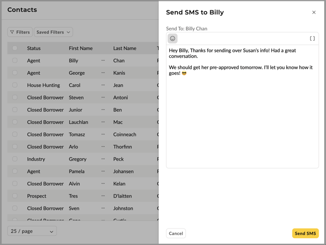SendTextorEmailContactsPage2